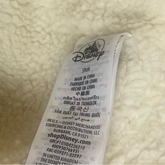 Disney Parks White Rabbit ALICE IN WONDERLAND Sherpa Lined Bucket Hat NEW - Picture 5 of 9